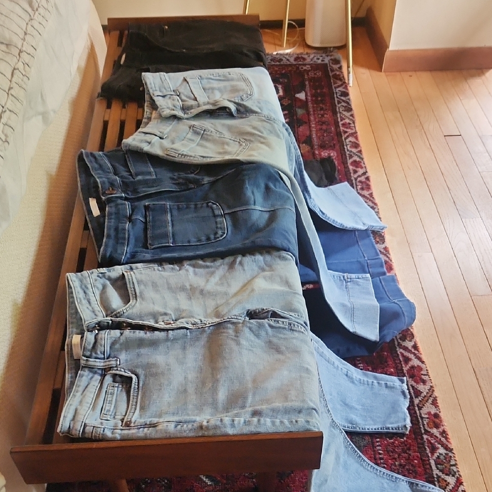 LC Lauren Conrad Light Blue Denim Jeans Lot Of 5